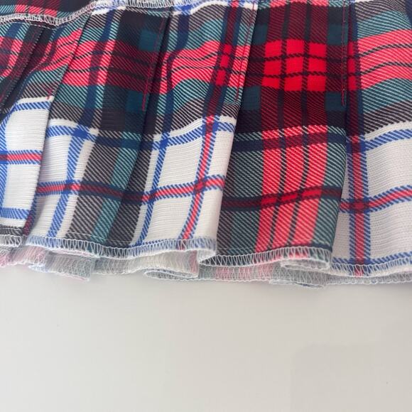 Vintage Lee mini plaid skirt SzS well made perfect condition Halloween skirt - Picture 14 of 15